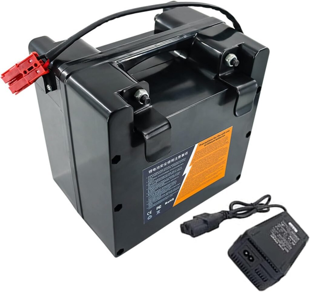 TGHY Electric Wheelchair Battery 24V 15AH 20AH 25AH 30AH 35AH 40AH 45AH 50AH 60AH Lithium Battery Volt Lithium LiFePO4 Battery for 0-1500W Motor,24V 30AH
